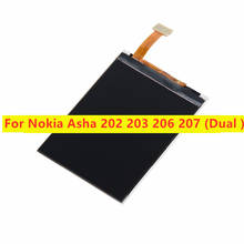 High Qaulity For Nokia Asha 202 203 206 207 208 300 301 X3-02 C3-01 515 Dual SIM LCD Display Screen 2024 - buy cheap