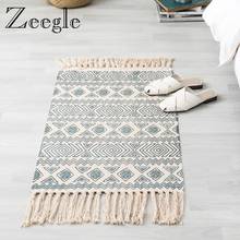 Zeegle Carpet Anti-slip Kitchen Rug Bedside Carpet Mat Soft Sofa Yoga Floor Rug Long Rectangle Home Decoration Living Room Rug 2024 - buy cheap