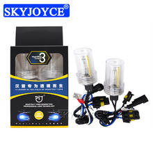 Skyjoyce heartray xenon hid lâmpadas 35w h1 4500k h7 h11 9005 hb3 5500k 9006 hb4 d2h 6500k brilhante rápido 12v carro lâmpada de xenônio 2024 - compre barato