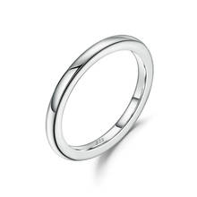 Gem's ballet 925 prata esterlina vintage delicado anel de noivado petite conforto ajuste anel de casamento para mulheres jóias finas 2024 - compre barato