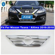 Accesorios Coche-estilo de cromo Central delantero parrilla recorte cubierta 1 pieza para Nissan Teana / Altima 2016, 2017, 2018 ABS 2024 - compra barato