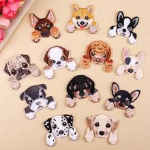 Animal de estimação bonito bordado pano remendo adesivo bordado boutique diy roupas feitas à mão decorativo remendo adesivo de ferro em remendos novo 2024 - compre barato