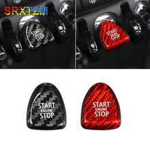 Carbon Fiber Car Engine Start Stop Button Cap Trim Cover For Mini Cooper F54 F55 F56 F57 F60 Accessories 2024 - buy cheap