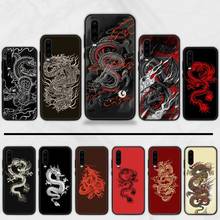 Red Dragon Phone Case For Huawei honor Mate P 9 10 20 30 40 Pro 10i 7 8 a x Lite nova 5t 2024 - buy cheap