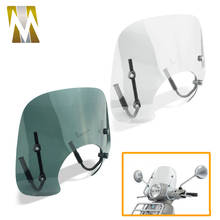 Motorbike Windshield Scooter Air Deflector Windscreen Accessories for   Primavera 150 Airflow Windproof Protector 2024 - buy cheap