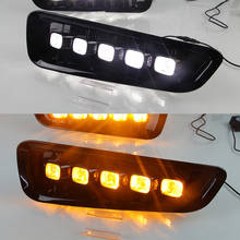 Car Flashing 1 Set For Ford Raptor SVT F150 2016 2017 2018 2019 2020 DRL LED Daytime Running Lights with Turn Signal Fog Lamp 2024 - compre barato