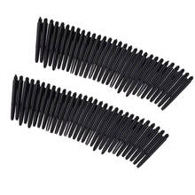 60 Pieces Durable Nylon 2BA Thread  Shafts  Stems Medium 43mm Black Nylon Dart Shafts for Entertainment 2024 - buy cheap