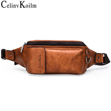 Celinv Koilm Fanny Pack for Men Water Resistant Fashion Waist Bag with Adjustable Belt Waist Pack Outdoor Crossbody Shoulder Bag 2024 - buy cheap