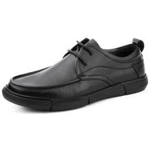 Туфли мужские из натуральной кожи, дышащие, на мягкой подошве, в британском стиле, Повседневная Деловая обувь для вождения, дизайнерские, весна 2024 - купить недорого