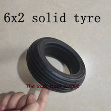 Super Quality 6x2 Solid Tyre  6*2  Tubeless Tire  for Electric Scooter ,Wheel Chair Truck, Electric Balancing Parts 2024 - buy cheap