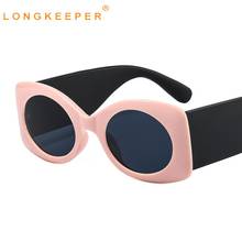 2021 модные квадратные солнцезащитные очки, Женские винтажные брендовые дизайнерские Красочные овальные линзы, мужские солнцезащитные очки с широкими дужками UV400 2024 - купить недорого