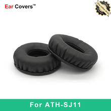 Almohadillas de goma para auriculares, repuesto de almohadillas para auriculares de ATH-SJ11, PU, cuero 2024 - compra barato