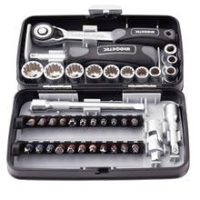 38pcs Mini Ratchet Wrench Set for Bicycle 1/4" Socket Wrench Screw Bits Set Tools Kit Bike Maintenance Repair Hand Tool 2024 - buy cheap