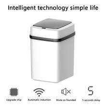 Lata de lixo inteligente com sensor ao toque 10l, tampa de lixo detectora de movimento de indução, lata de lixo de cozinha inteligente com sensor 2024 - compre barato
