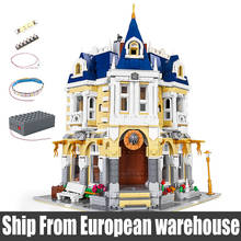 MOULD KING 11005 Street Building Toys The MOC Costume Shop With Led Part Building Blocks Asse 2024 - buy cheap