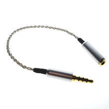 1 pçs 3.5mm jack aux áudio macho para fêmea cabo de extensão com microfone estéreo 3.5 adaptador de áudio compatível para fones de ouvido pc 2024 - compre barato