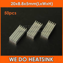 WE DO HEATSINK 50pcs 20x8.8x5mm Electron Radiators For DIP PC CPU Coolers Processor 2024 - buy cheap