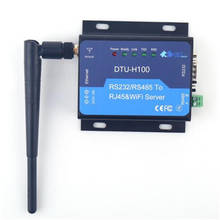 DTU H100 RS232 RS485 Servidor Wi-fi Industrial RoHs módulo WIFI UART Serial para Conversor de Interface Ethernet RJ45 STA Frete Grátis 2024 - compre barato