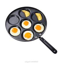7 Holes Eggs Frying Pot Omelet Pan Non-stick Egg Pancake Steak Omelette Pans Kitchen Breakfast Maker D14 20 Dropshipping 2024 - buy cheap