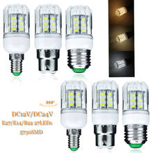 LED Corn lamp Bulb light E27 B22 GU10 G9 E14 27LEDs 7W 5730 SMD LED Spotlight No Flicker Chandelier Lights 2024 - buy cheap