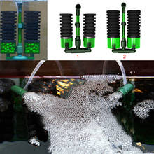 Aquarium Filter Foam Biochemical Sponge Filter Environmental Fish Tank Bio Air Pump Double Head Filtration QS-100A QS-200A 2024 - buy cheap