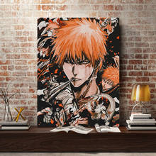 Bleach Ichigo Ultimate  Anime Canvas Painting Decor Wall Art Pictures Bedroom Study Home Decoration Prints Poster 2024 - buy cheap