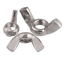 Wing Nuts 304 A2 Stainless Steel Butterfly Nut M3 M4 M5 M6 M8 M10 M12 Hand Twist 2024 - buy cheap