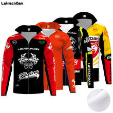 LairschDan-ropa térmica de invierno para hombre, chaqueta de ciclismo a prueba de viento, manga larga, camiseta de carreras de montaña 2024 - compra barato