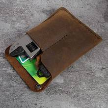 Handmade EDC Organizer Leather Sheath/ Organizer Slip Pouch Case for Flashlight/Multi-Tool/Knife/Pen 2024 - buy cheap