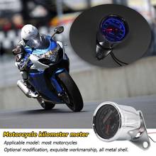 Durable Motorcycle Odometer Classic Delicate Universal 12V Motorcycle Retro LED Backlight Odometer Speedometer 0-180km/h 2024 - buy cheap