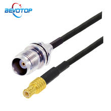 10PCS/LOT TNC Female Bulkhead Jack to MCX Male Straight Plug Adapter RG174 Cable Extension Jumper RF Coaxial Cable 15CM 6inch 2024 - buy cheap