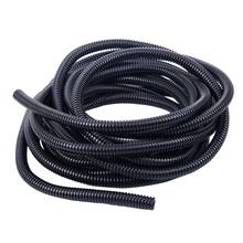 20 Ft Split Wire Loom Conduit Polyethylene Tubing Black Color Sleeve Tube 10mm inner diameter 2024 - buy cheap