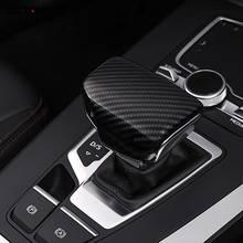 For Audi Q5 2018 2019 2020 Carbon Fiber Gear Shift Head Cover Molding Trim Decoration Sticker Interior Accessories Car Styling 2024 - buy cheap