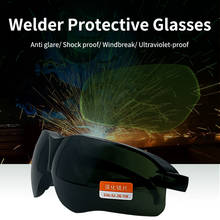 Welding Protective Glasses Welder Working Anti-UV Anti-Wind Sand Argon Arc Welding Glare Protection Eye Labor Insurance Glasses 2024 - buy cheap