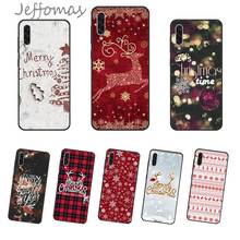 Capa de celular para clientes samsung, capinha de natal para galaxy s 7 8 9 10 20 edge a 6 10 20 30 50 51 70 note 10 plus 2024 - compre barato