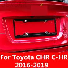 For Toyota CHR C-HR 2016-2019 Car Front Bumper License Plate Holder Frames Mount Base Bracket Cover Exterior decoration 2024 - buy cheap