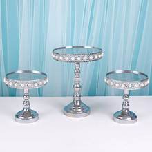 3-5pcs  Afternoon Tea Holder cake stand  Round Dessert Tray with  peral Cake Table Decoration Makeup Jewelry Ring Storage 2024 - buy cheap