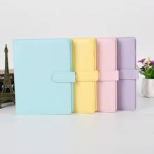 Pu Leather-proof A5 A6 Notebook Diary Schedule Schedule Diary Binder Cute School Supplies Macaron Notebook Notebook Office 2024 - buy cheap