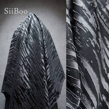 Siiboo polyester spandex abstract artistic nordic style chic jacquard brocade fabric for dress suits sp6315 2024 - buy cheap
