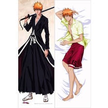 Capa de almofada para o corpo do corpo de burichi ichigo kurosaki quente anime lixívia personagens ulquiorra cifer e grimmjow jaegerjaques 2024 - compre barato