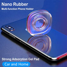 Nano Gel Pad Traceless Magic Stickers Multi-Functional Universal Sticky Car Phone Holder Paste Desktop Wall Mobile Phone Stand 2024 - buy cheap