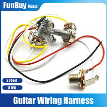 Conjunto de cabos para guitarra, fiação eletrônica, para jb bass 250k 2v1t 2024 - compre barato