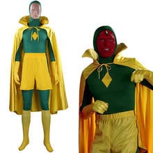 WandaVision Cosplay Costume Outfits Claok Halloween Carnival Suit 2024 - buy cheap