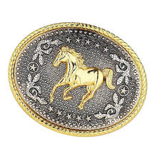 Hebillas de cinturón de grabado de animales de caballo salvaje para hombre, hebilla de vaquero occidental, accesorios de cinturón para Vaqueros 2024 - compra barato
