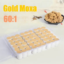 SHARE HO Pure Moxa Stick 33*20cm Longer Thicker Chinese Moxibustion Acupuntura Meridian Heating Therapy Gold Herb 54pcs 2024 - buy cheap