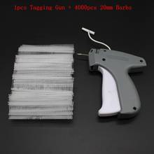 New 1pcs Garment clothing Price Label Tag Guns+1 Tagging+4000pcs 20mm Barbs/Set, Clothes swing tags gun tool sets 2024 - buy cheap
