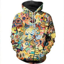 Tessffel Mushroom Colorful Tracksuit Unisex 3DPrint Hoodie/Sweatshirt/Jacket/Mens Womens HIP HOP Cartoon casual style-1 2024 - buy cheap