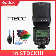 Godox-flash para câmera, sem fio, para canon, nikon, pentax, olympus, tt600, 2.4g 2024 - compre barato