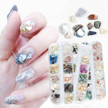 1Box 3D Irregular Abalone Shell Nail Art Decorations Flake Slider Pearl Stone Jewelry Tips Manicure Decals For Gel Acrylic Nails 2024 - buy cheap