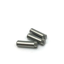 10pcs M6 cylindrical pin hinge knurled dowels toy city connecting rod lock pins solid axis dowel stainless steel 10mm-40mm long 2024 - buy cheap